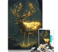 Adult Puzzles Animal Deer Jigsaw Puzzles for Adults 1000 Piece,Decompressing Intellectual Educational Toy Secret Santa Gifts 26x38cm