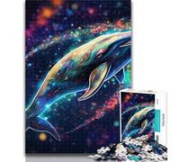 Adult Puzzles Animal Whales 1000 Pieces Jigsaw Puzzles For Teens And Adults,Educational Games Home Decoration Deal As Gifts for The Whole Family 75x50cm