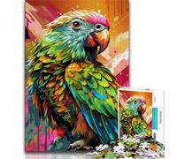 Adult Puzzles Animals Birds Parrots Jigsaw Puzzles for Adults 1000 Piece,Decompressing Intellectual Educational Toy Secret Santa Gifts (26x38cm)