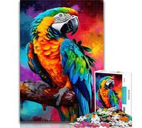 Adult Puzzles Animals Birds Parrots Jigsaw Puzzles for Adults 1000 Piece,Decompressing Intellectual Educational Toy Secret Santa Gifts 75x50cm