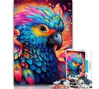 Adult Puzzles Animals Birds Parrots Jigsaw Puzzles for Teenagers,Family Game Stress Reliever Difficult Challenge Secret Santa Gifts (50x75cm)