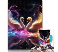 Adult Puzzles Art Animals Flamingos 1000 Pieces Jigsaw Puzzles For Teens And Adults,Educational Games Home Decoration Deal As Gifts for The Whole Family 26x38cm