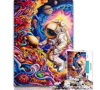 Adult Puzzles Astronaut Dream Jigsaw Puzzles 1000 Pieces for Adults Teens,Relax Games Is Ideal As A Gift for The Whole Family 50x75cm