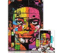 Adult Puzzles Basquiat Style Puzzles for Adults Teens 1000 Pieces,Challenging Game for The Whole for Women, Gifts for Men 50x75cm