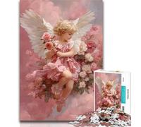 Adult Puzzles Beautiful Little Angel Jigsaw Puzzles for Teenagers 1000 Piece,Learning Educational Toys Family Games Birthday Present, Gifts 26x38cm