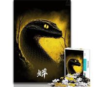Adult Puzzles Beautiful Python Jigsaw Puzzles 1000 Pieces for Adults Teens,Artistic Wall Decor & Birthday Gift Idea for Friends, Home Office (26x38cm)