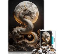 Adult Puzzles Brave Dragon 1000 Piece Jigsaw Puzzles for Teenagers,Train Your Brain And Hands Birthday Present, Gifts (26x38cm)