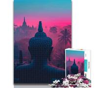 Adult Puzzles Buddha Statues 1000 Piece Jigsaw Puzzle for Adults Teens,Interesting Stress Reduction Parent-child Interaction 26x38cm