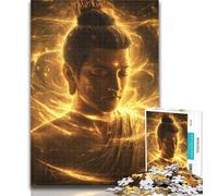 Adult Puzzles Buddha Statues Jigsaw Puzzles 1000 Pieces for Adults Teens,Artistic Wall Decor & Birthday Gift Idea for Friends, Home Office 26x38cm
