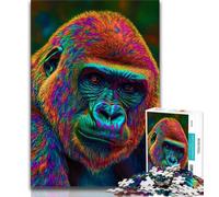 Adult Puzzles Chimpanzee Jigsaw Puzzles for Teenagers 1000 Piece,Learning Educational Toys Family Games Birthday Present, Gifts (50x75cm)