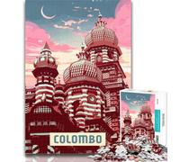 Adult Puzzles Colombo Jigsaws Puzzles 1000 Pieces for Teenagers Gifts,Birthday Gift Idea for Adults, Family Game And Hobby 75x50cm