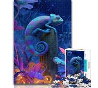 Adult Puzzles Color Chameleon Puzzles for Adults Teens 1000 Pieces,Challenging Game for The Whole for Women, Gifts for Men 50x75cm