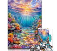 Adult Puzzles Colored Pebbles 1000 Pieces Jigsaw Puzzles for Adults And Teens,Vibrant And Unique Design Relaxing & Challenging Puzzle Experience 50x75cm
