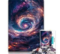 Adult Puzzles Colorful Cosmic 1000 Piece Jigsaw Puzzle for Adults Teens,Interesting Stress Reduction Parent-child Interaction 50x75cm