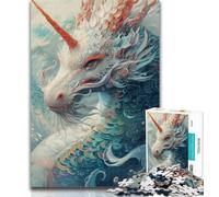 Adult Puzzles Colourful Unicorns Puzzles for Adults Teens 1000 Pieces,Challenging Game for The Whole for Women, Gifts for Men 50x75cm