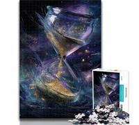 Adult Puzzles Cosmic Hourglass Jigsaw Puzzles for Adults 1000 Piece,Family Game Birthday Gifts.Challenge High Difficulty 50x75cm