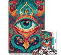 Adult Puzzles Dream Eye Jigsaw Puzzles for Adults,Brain Teaser Game Wall Decoration Unique Birthday And Xmas Gifts 26x38cm