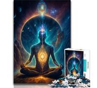 Adult Puzzles Esoteric Zen Universe Jigsaw Puzzles for Teenagers 1000 Pieces,Challenging Game for The Whole for Women, Gifts for Men (50x75cm)