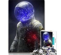 Adult Puzzles Fantasy Astronaut 1000 Piece Jigsaw Puzzles for Adults & Teens,Toys Educational Games Stress Relieving Unique Home Decor And Gifts 50x75cm