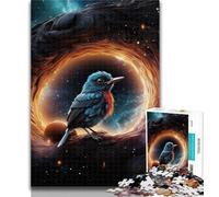 Adult Puzzles Fantasy Crow Jigsaw Puzzles 1000 Pieces for Adults Teens,Artistic Wall Decor & Birthday Gift Idea for Friends, Home Office 50x75cm