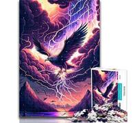 Adult Puzzles Fantasy Eagle Jigsaw Puzzles for Adults 1000 Piece,Family Game Birthday Gifts.Challenge High Difficulty 50x75cm