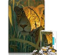 Adult Puzzles Fantasy Leopard Jigsaw Puzzles for Adults 1000 Piece,Stress Reliever Difficult Challenge Unique Home Decor And Gifts (50x75cm)
