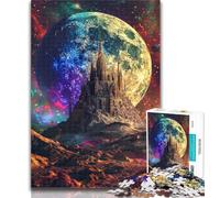 Adult Puzzles Fantasy Universe Landscape 1000 Pieces Jigsaw Puzzles for Adults And Teens,Challenging Difficult with Fully Interlocking Randomly Shaped Pieces 26x38cm