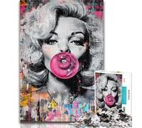 Adult Puzzles Flowers And Beauties 1000 Pieces Jigsaw Puzzles for Adults And Teens,Vibrant And Unique Design Relaxing & Challenging Puzzle Experience 50x75cm