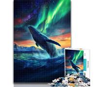 Adult Puzzles Galaxy Whale Jigsaw Puzzles for Adults 1000 Piece,Family Game Birthday Gifts.Challenge High Difficulty 50x75cm