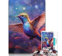 Adult Puzzles Hummingbird Art 1000 Piece Jigsaw Puzzles for Teenagers Gifts,Artists Collection, Fine Art for Age 14 Years Up 75x50cm
