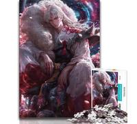 Adult Puzzles Japanese Anime Boy Jigsaws Puzzles 1000 Pieces for Adults Gifts,Family Game Birthday Gifts.Challenge High Difficulty (26x38cm)