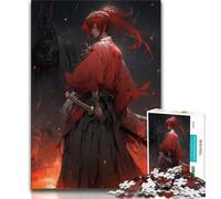Adult Puzzles Japanese Anime Ninja Jigsaw Puzzles for Adults 1000 Piece,Stress Reliever Difficult Challenge Unique Home Decor And Gifts (50x75cm)