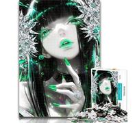 Adult Puzzles Japanese Geisha Jigsaws Puzzles 1000 Pieces for Teenagers Gifts,Educational Game Challenge Toy for Women And Men 26x38cm