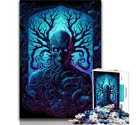Adult Puzzles Lovecraftian Being Jigsaw Puzzles for Teenagers,Family Game Stress Reliever Difficult Challenge Secret Santa Gifts (26x38cm)