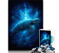 Adult Puzzles Magic Turtle Puzzles for Teenagers 1000 Pieces,Brain Teaser Game Wall Decoration Unique Birthday And Xmas Gifts 50x75cm
