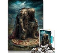 Adult Puzzles Magical Knight Jigsaw Puzzles 1000 Pieces for Adults Teens,Artistic Wall Decor & Birthday Gift Idea for Friends, Home Office (50x75cm)