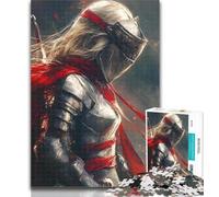 Adult Puzzles Majestic Knight Puzzles for Adults Teens 1000 Pieces,Challenging Game for The Whole for Women, Gifts for Men 26x38cm