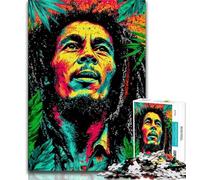 Adult Puzzles Marijuana Man Jigsaw Puzzles 1000 Pieces for Adults Teens,Artists Collection, Fine Art for Age 14 Years Up (26x38cm)
