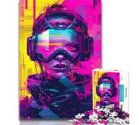Adult Puzzles Mechanical Warrior 1000 Pieces Jigsaw Puzzles For Teens And Adults,Fully Interlocking & Randomly Shaped Pieces 50x75cm