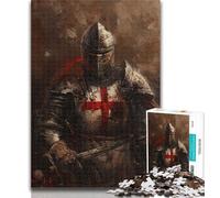 Adult Puzzles Medieval Knights 1000 Pieces Jigsaw Puzzles for Adults And Teens,for Educational Game Challenge Toy Artists Collection, Fine Art 26x38cm