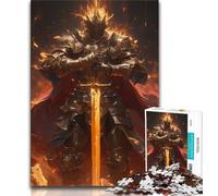 Adult Puzzles Mighty Medieval Knight 1000 Piece Jigsaw Puzzles for Teenagers Gifts,Artists Collection, Fine Art for Age 14 Years Up (38x26cm)