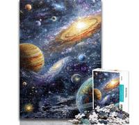 Adult Puzzles Milky Way Universe Galaxy Jigsaw Puzzles for Adults,Brain Teaser Game Wall Decoration Unique Birthday And Xmas Gifts 50x75cm