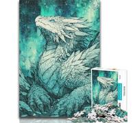 Adult Puzzles Mysterious Dragon Jigsaw Puzzles for Adults,Brain Teaser Game Wall Decoration Unique Birthday And Xmas Gifts 50x75cm
