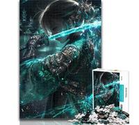 Adult Puzzles Mysterious Ninja Samurai Jigsaw Puzzle 1000 Pieces for Adults,Educational Game for Birthday, Chrismas for Ages 14+ 26x38cm