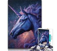 Adult Puzzles Mysterious Unicorn Jigsaw Puzzle 1000 Pieces for Adults,Fun Activity for Home, Rainy Days Toys, Birthday Gifts 50x75cm