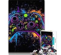 Adult Puzzles Neon Games Jigsaws Puzzles 1000 Pieces for Adults Gifts,Family Entertainment Toys Is Ideal As A Gift for The Whole Family 26x38cm
