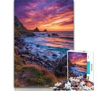 Adult Puzzles Ocean View Puzzles 1000 Pieces for Adults,Decompressing Intellectual Educational Toy Birthday Present, Gifts 50x75cm