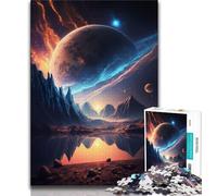 Adult Puzzles Planet Paradise Landscape 1000 Piece Jigsaw Puzzles for Teenagers Gifts,Artists Collection, Fine Art for Age 14 Years Up (38x26cm)