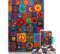 Adult Puzzles Psychedelic Things Jigsaw Puzzles 1000 Pieces for Adults Teens,Relax Games Is Ideal As A Gift for The Whole Family 26x38cm