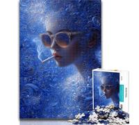 Adult Puzzles Punk Girl Puzzles for Adults Teens 1000 Pieces,Challenging Game for The Whole for Women, Gifts for Men 50x75cm